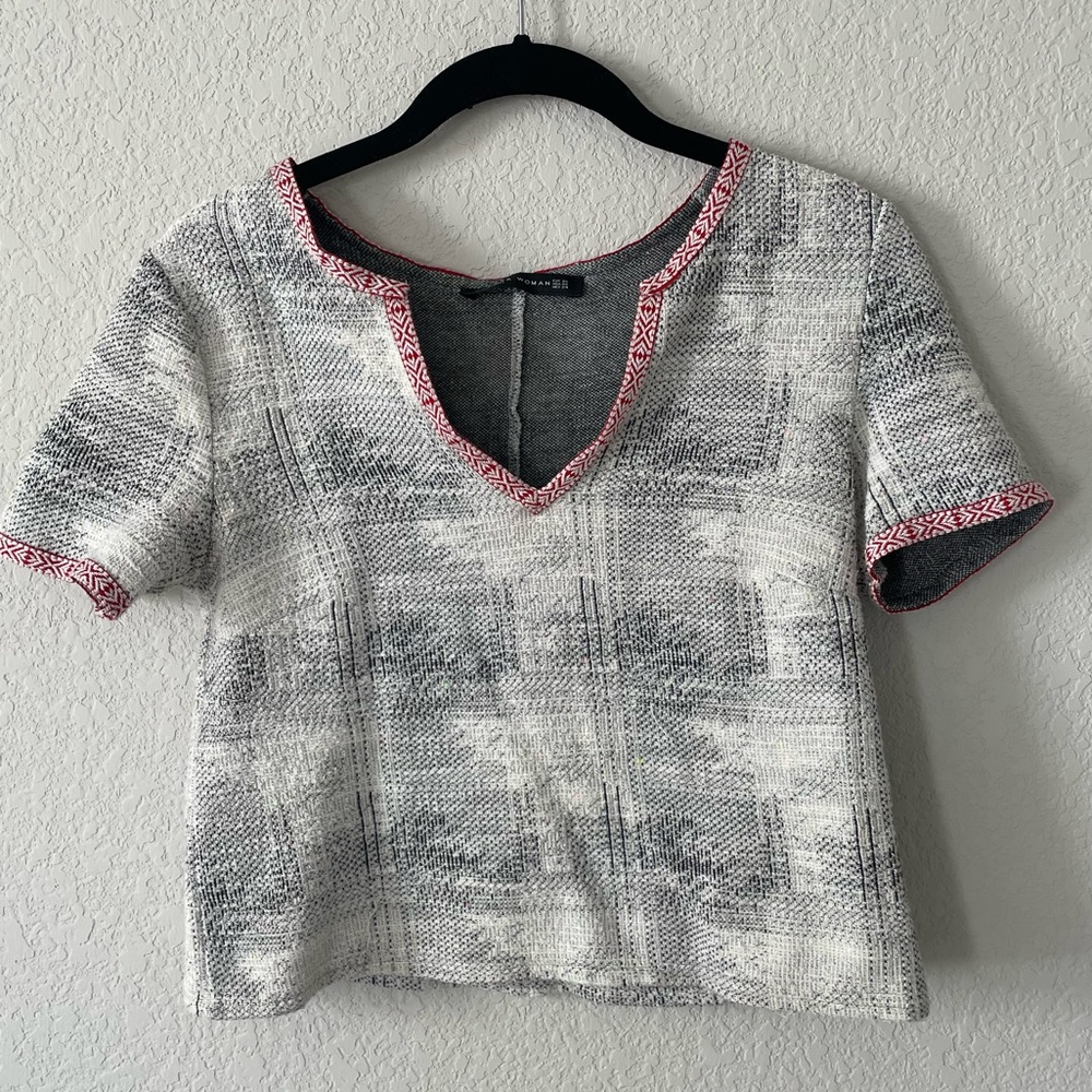 ZARA Crop Top Tee